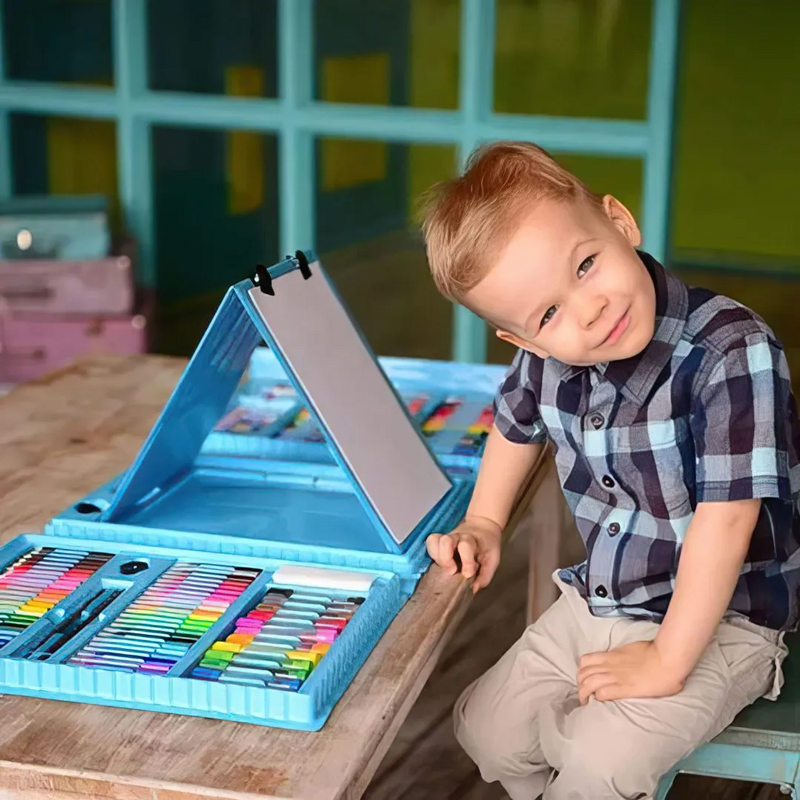Conjunto de Mega Arte de 208 peças para meninas/meninos