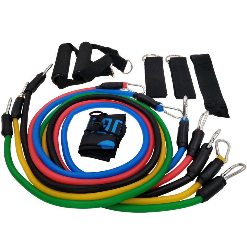 Kit Elásticos Extensores de Treinamento Fitness Exercício em Casa