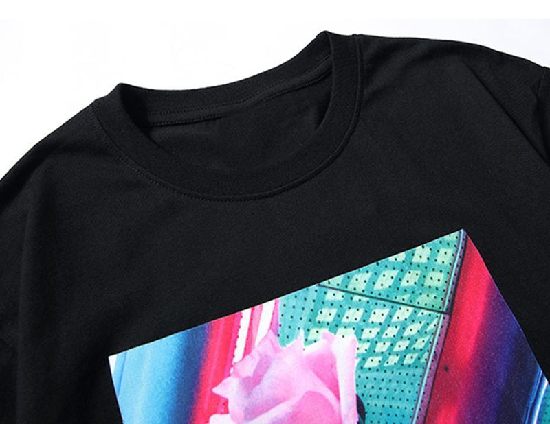 Camiseta Rose Flower - Frete Gratis