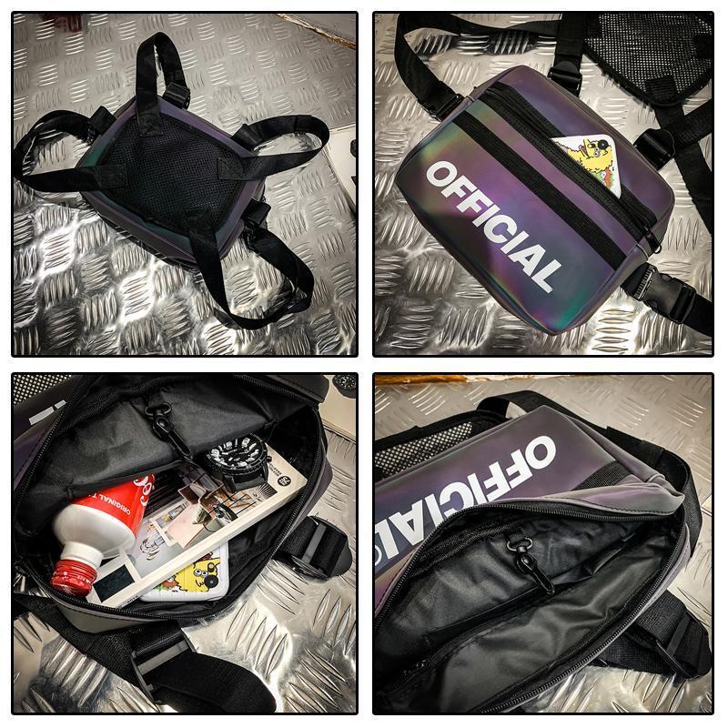Chest Bag Official Street Reflective - Frete Gratis