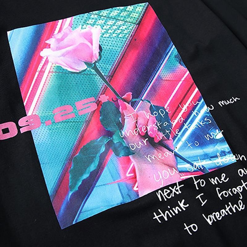 Camiseta Rose Flower - Frete Gratis
