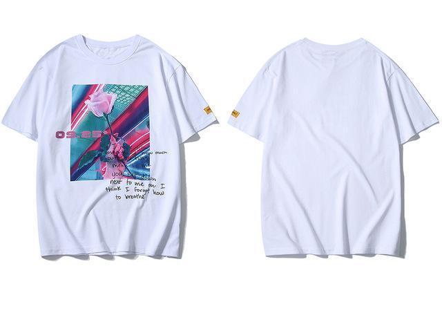 Camiseta Rose Flower - Frete Gratis